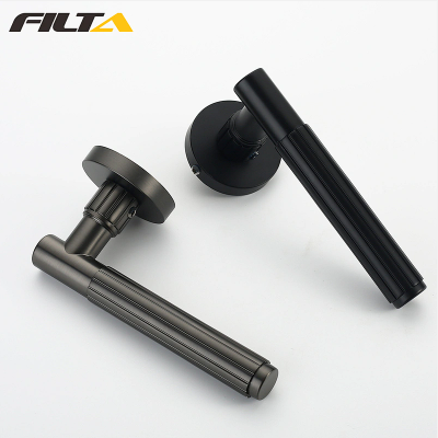 black lever door handles
